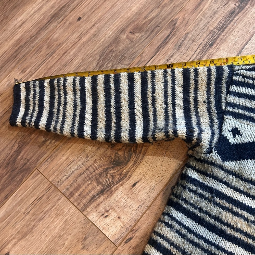 LRL Lauren Jeans Co Striped Knit Sweater • 1X • Cozy Chunky - Picture 7 of 7